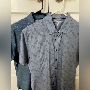 Vince Camuto - slim fit short sleeve button up shirt